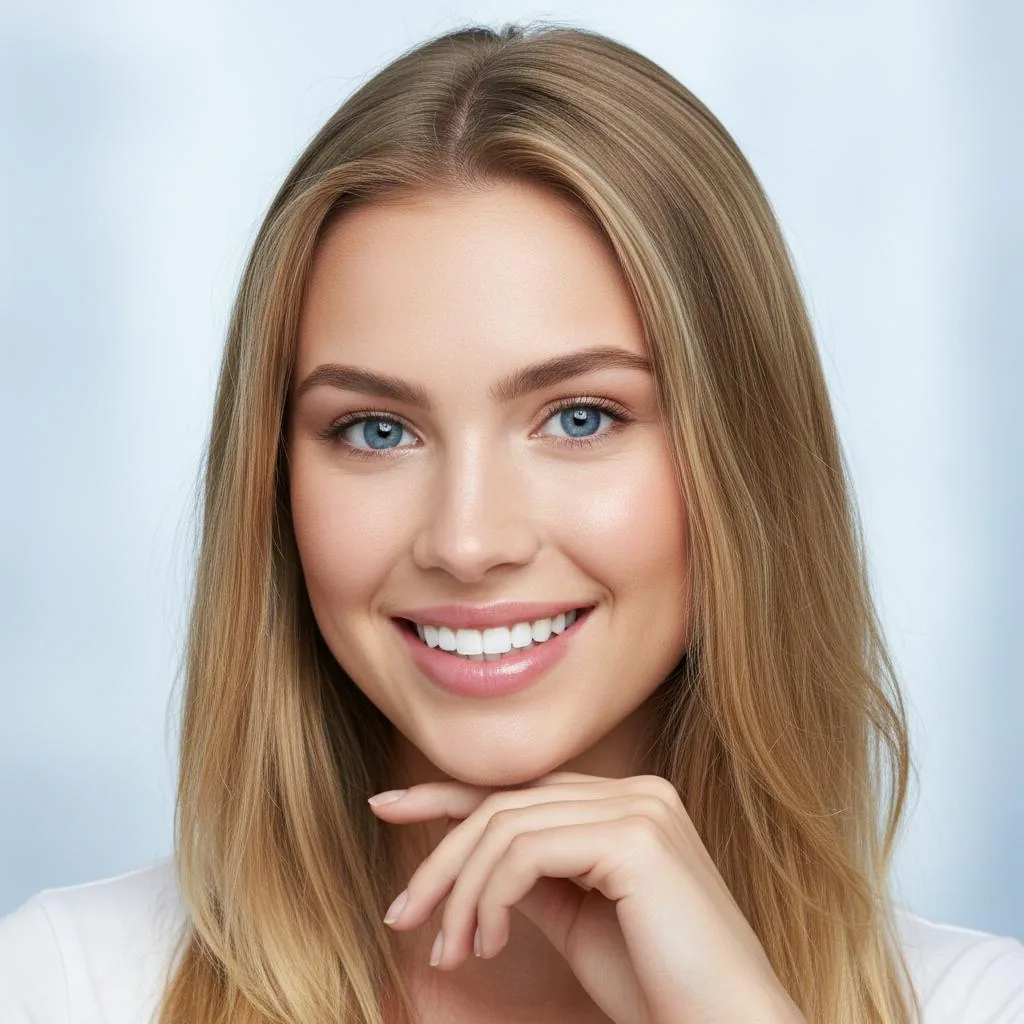 Portrait einer l&auml;chelnden Frau