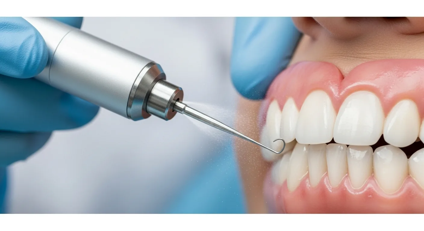 Professionelle Zahnreinigung als Teil der Implantatpflege